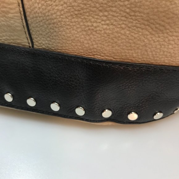 NWT Rebecca Minkoff Suede Leather Mission Sling Backpack with Leather Trim - Picture 4 of 9